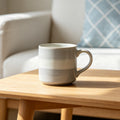 Minimalist Gradient Gray Ceramic Mug