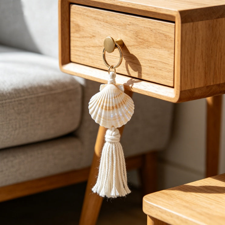 Seashell Tassel Keychain
