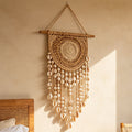 Seashell & Rattan Wall Hanging Decor