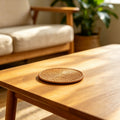Handwoven Rattan Coaster